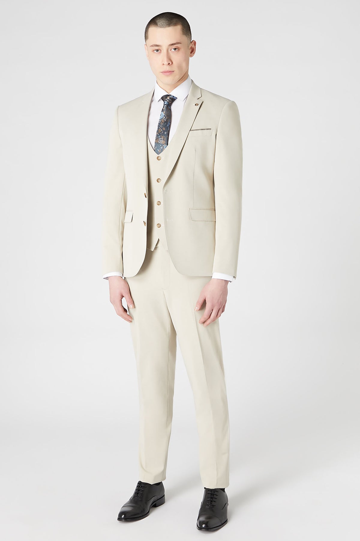 Remus Uomo Beige 3 Piece 