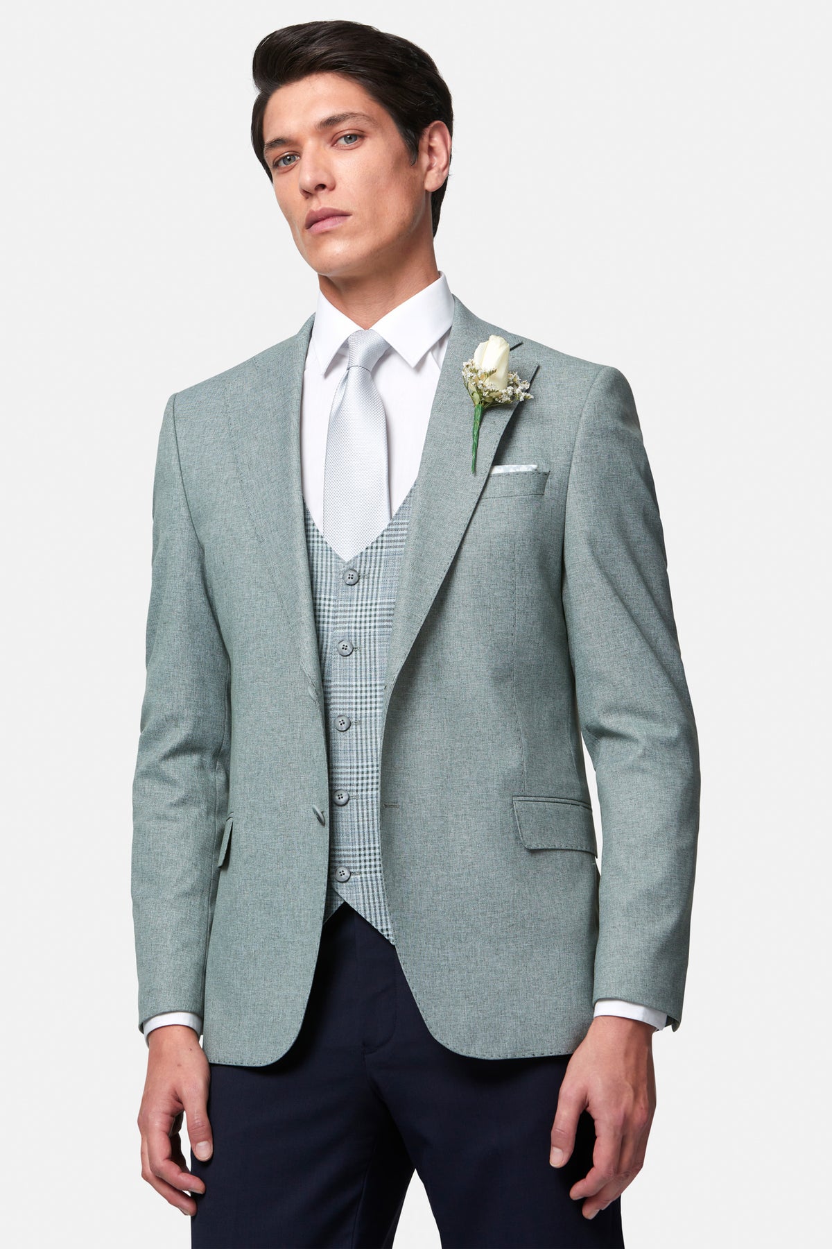 Albert Sage Jacket with Jeff Check WC By Benetti Menswear 