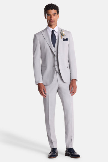 Albert Silver 3 Piece Suit By Benetti Menswear 