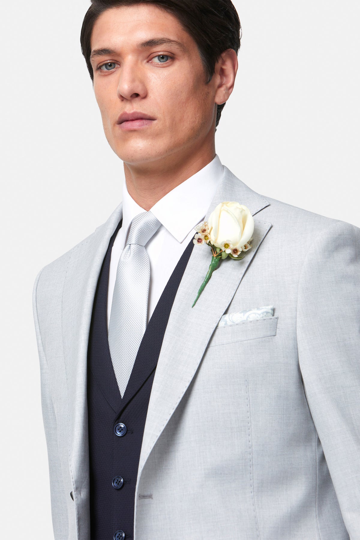 Albert Silver 3PC By Benetti Menswear 