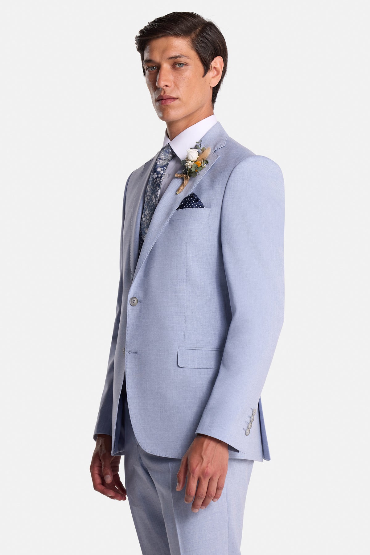 Albert Sky 2 Piece Suit 