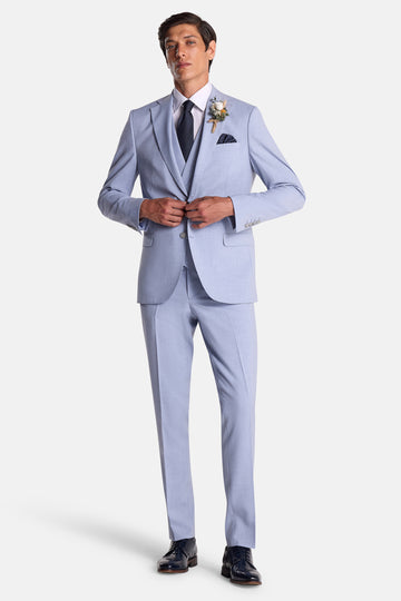 Albert Sky 3 Piece Suit 