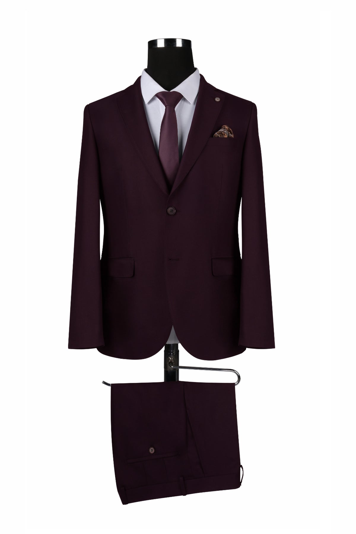 Baggi 3pc Burgundy _ Made To Order