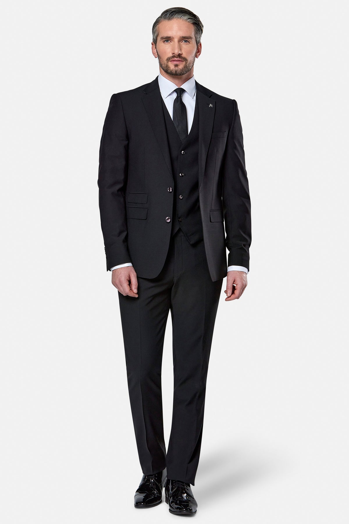 Herbie Frogg 3Pc Black Suit 