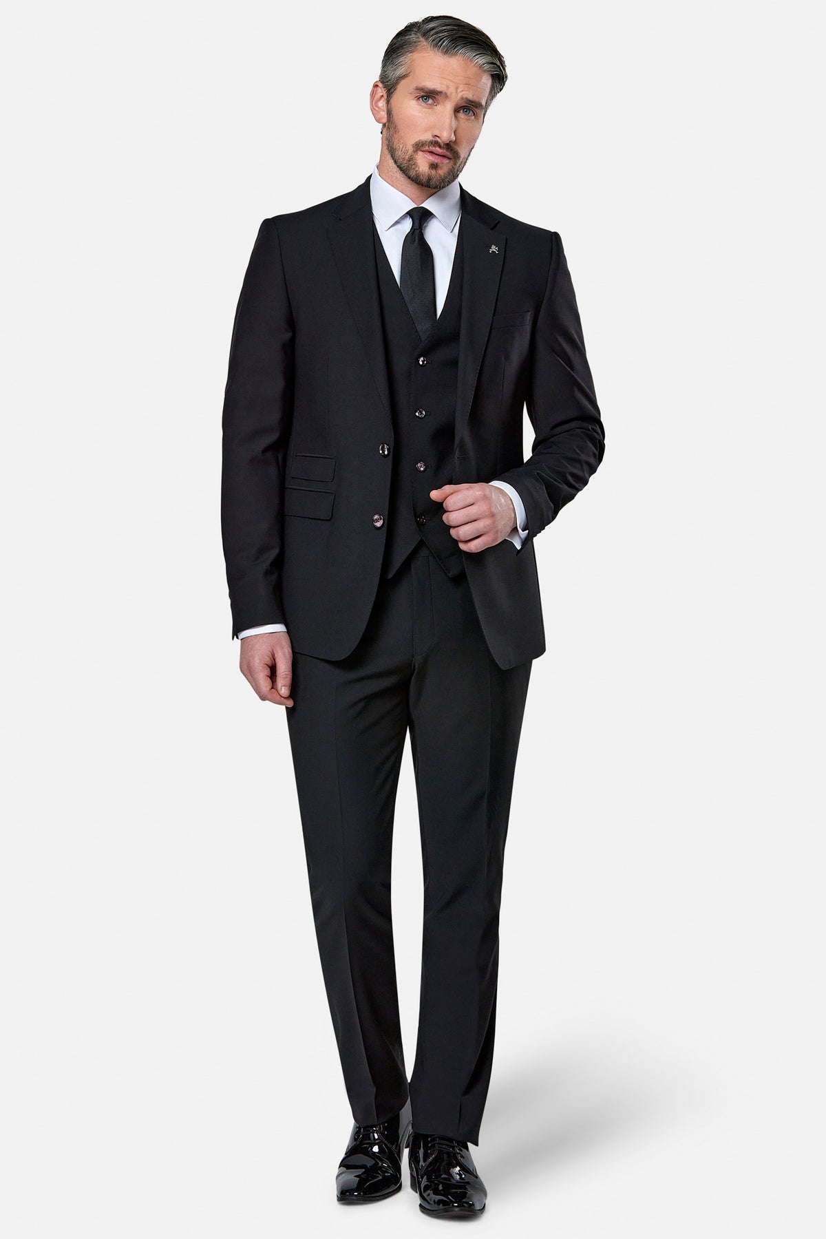 Herbie Frogg 3Pc Black Suit 