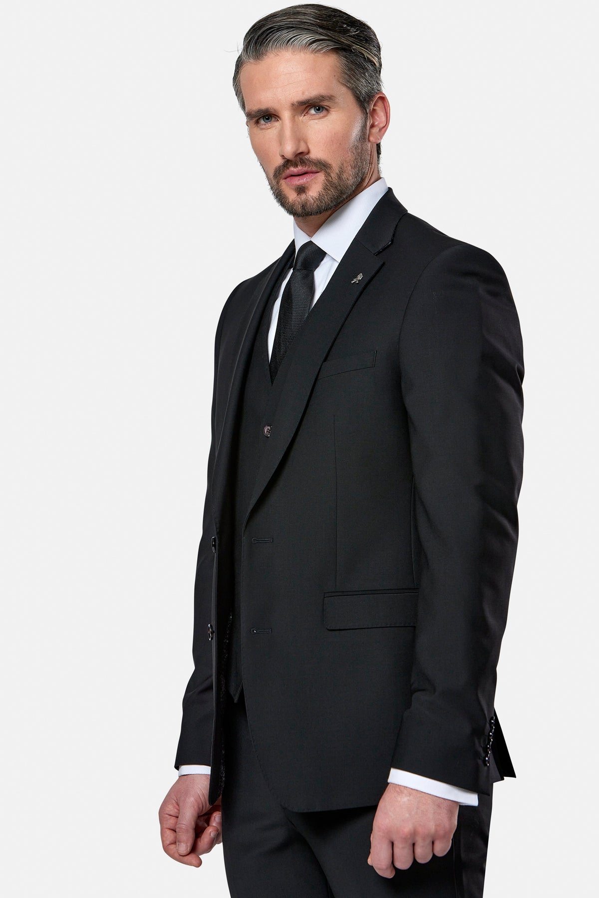 Herbie Frogg 3Pc Black Suit 