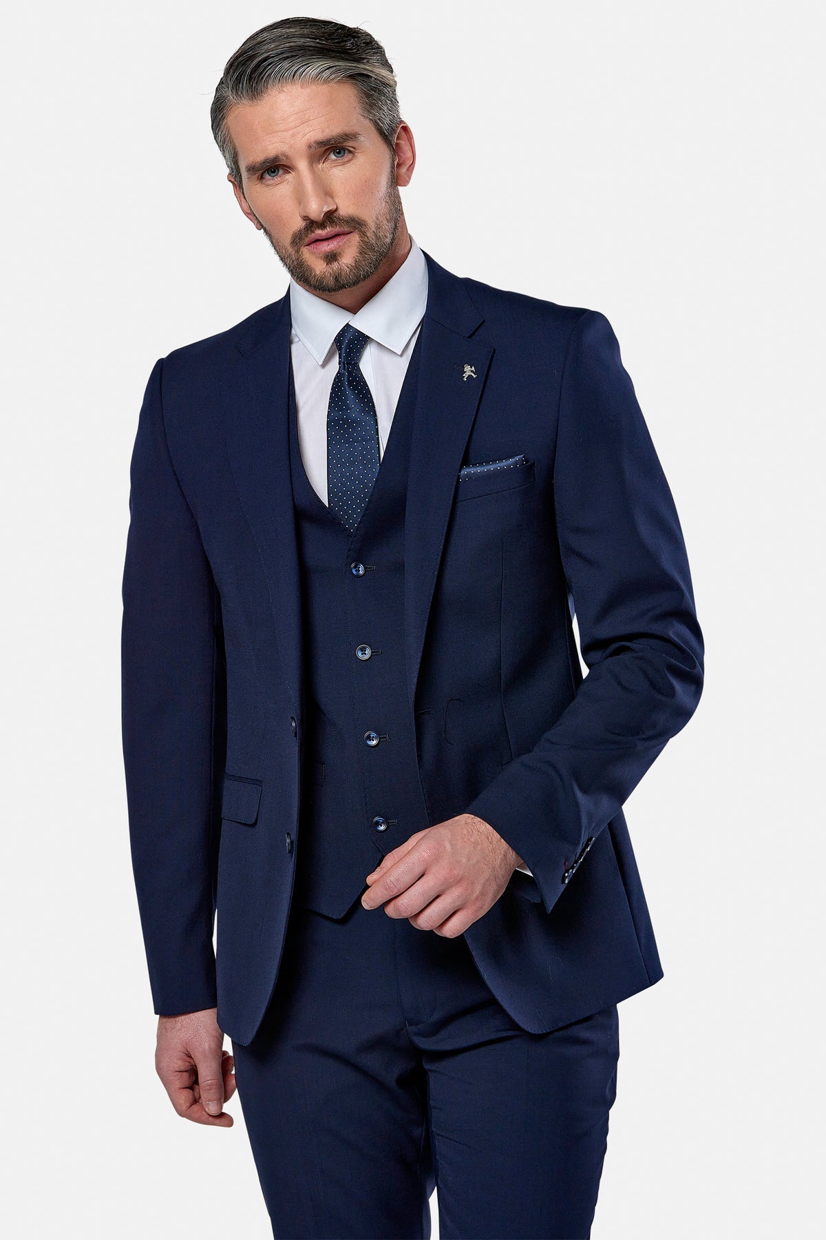 Herbie Frogg 3PC Navy Suit 