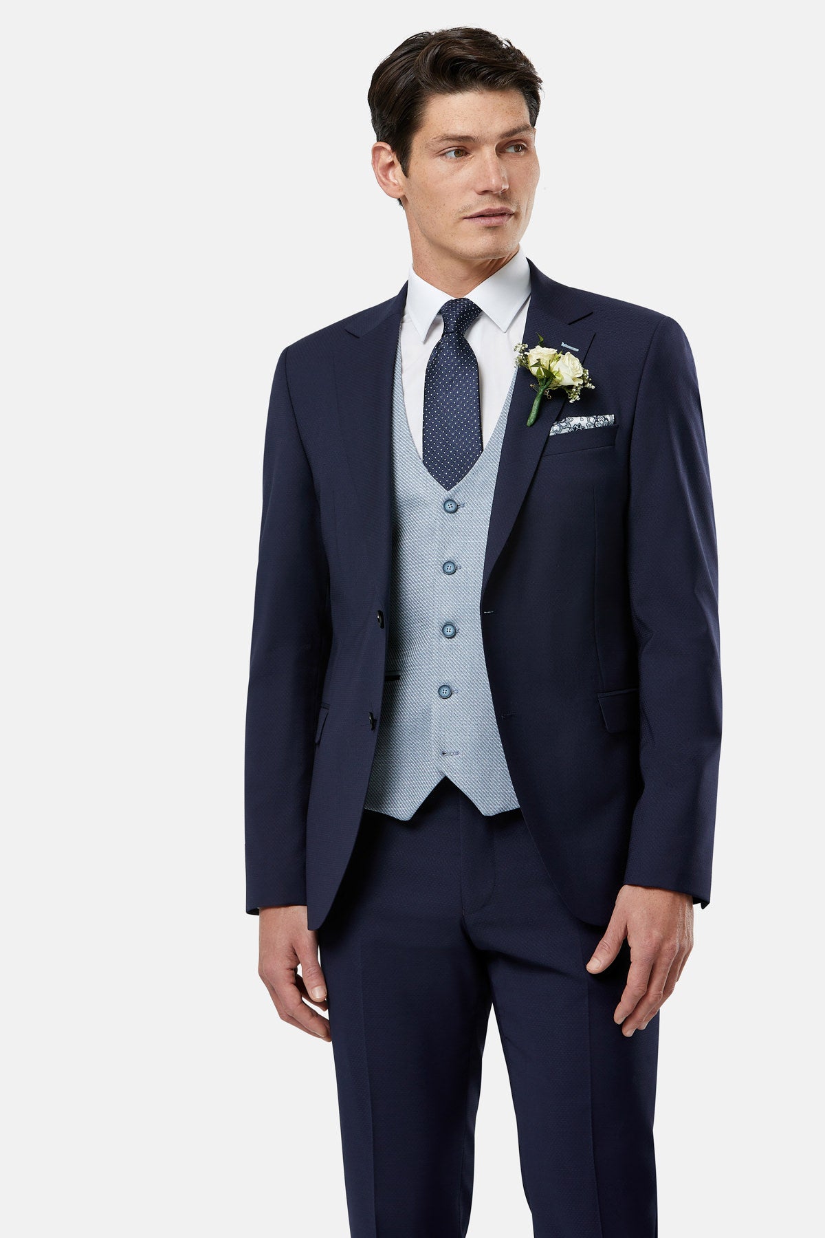Harold Ice Wedding Waistcoat 