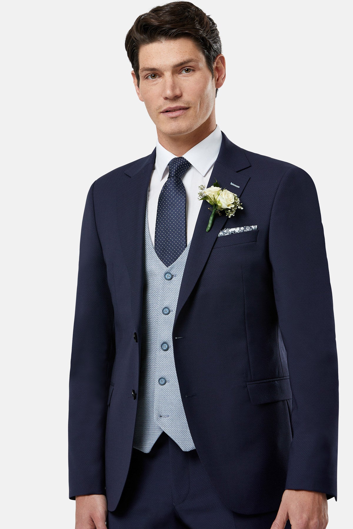 Harold Ice Wedding Waistcoat 