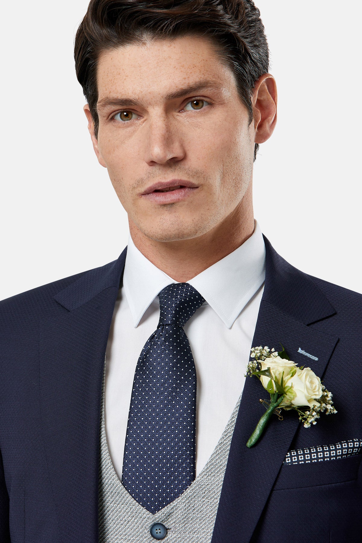 Harold Silver Waistcoat 