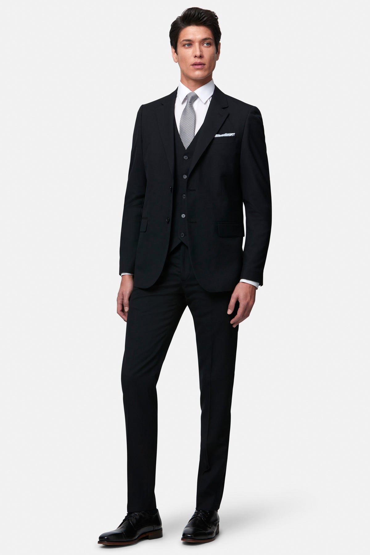 James Black Suit By Benetti Menswear 