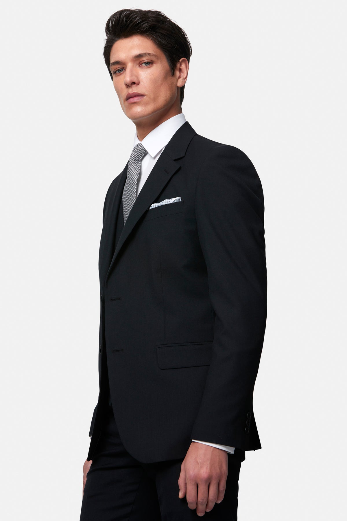 James Black Suit By Benetti Menswear 