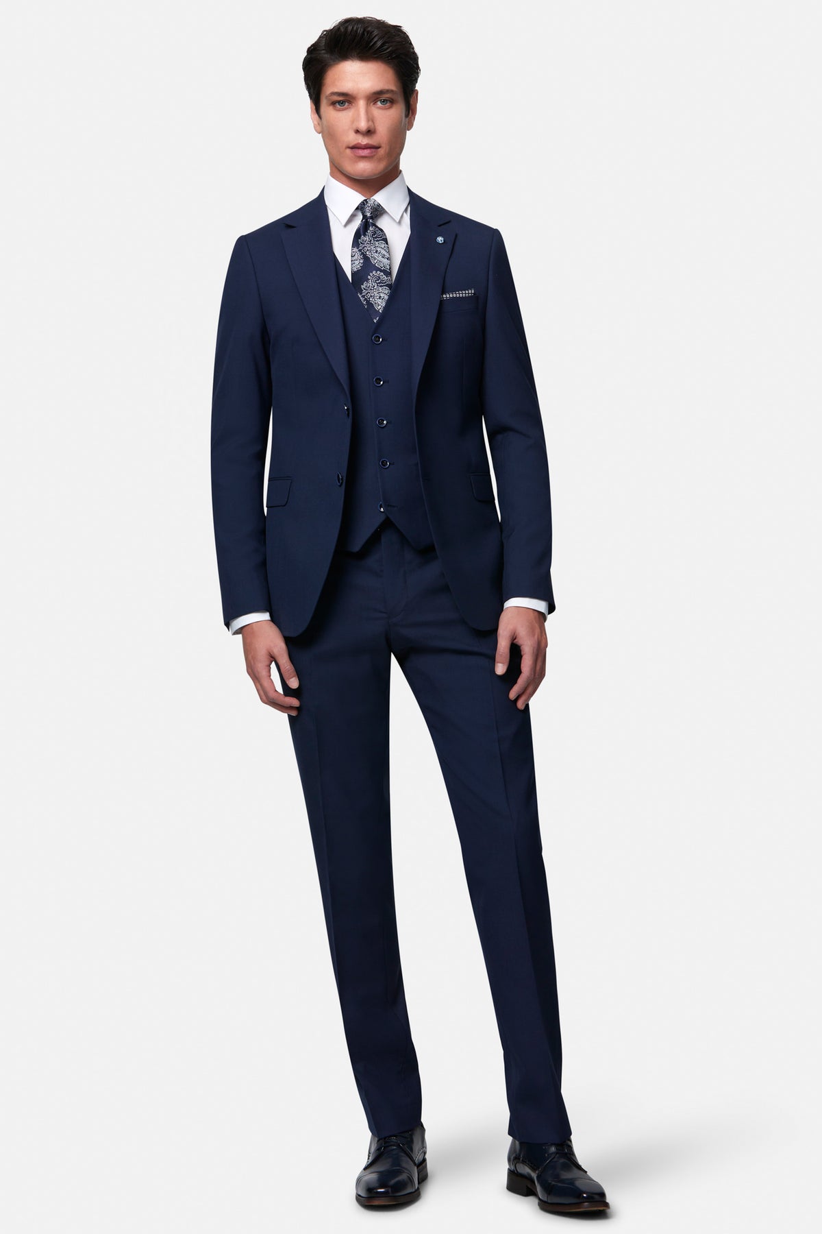 James Navy 3PC Suit By Benetti Menswear 