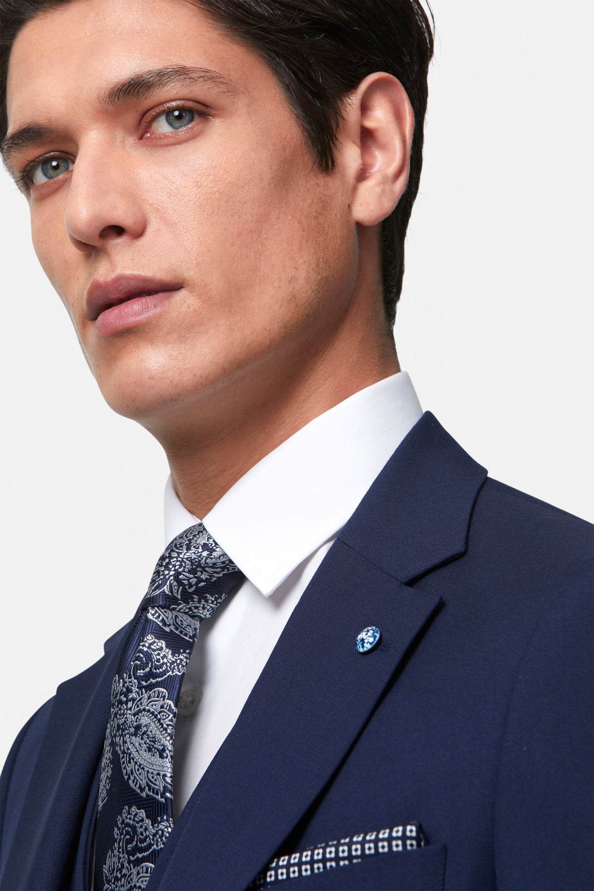 James Navy 3PC Suit By Benetti Menswear 