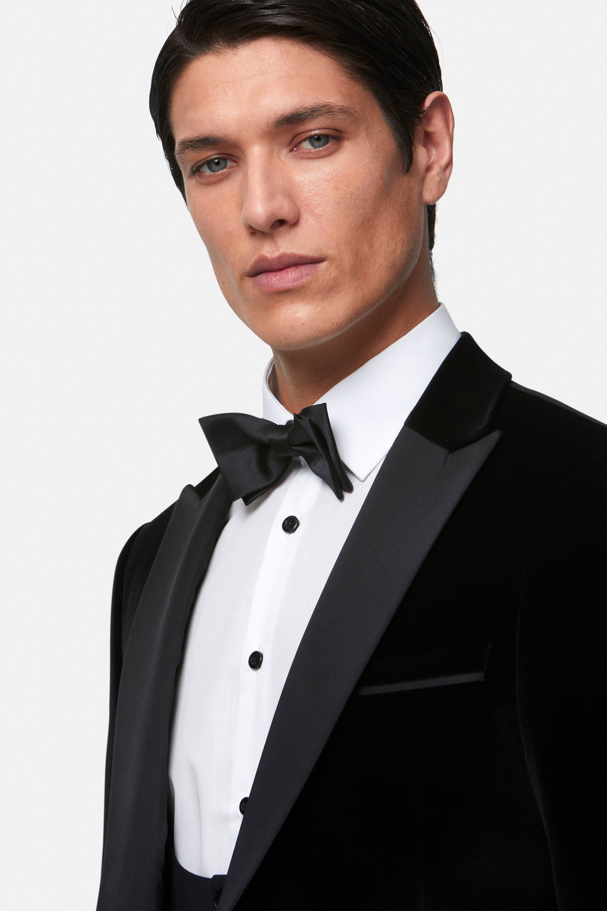 Jasper Black Velvet Jacket By Benetti Menswear 