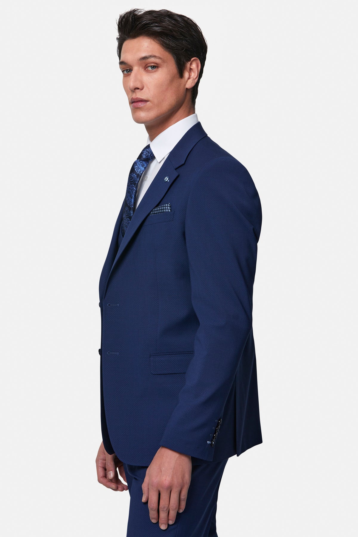 Peter Petrol Suit By Benetti Menswear 