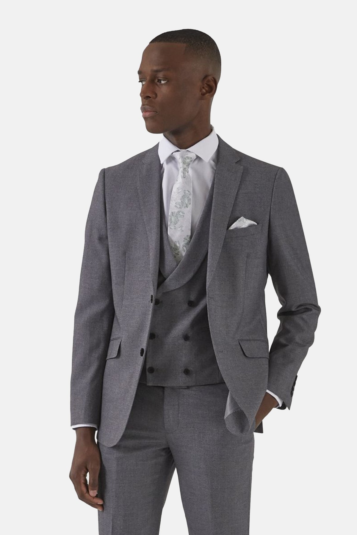 Skopes Harcourt Silver 3 Piece Suit 