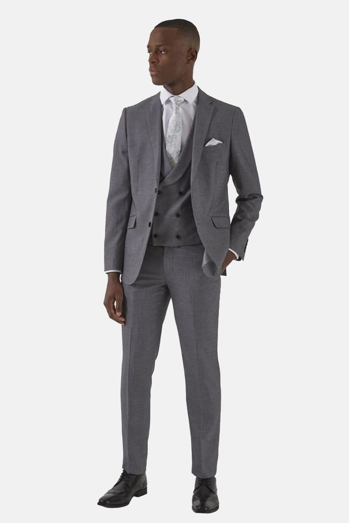 Skopes Harcourt Silver 3 Piece Suit 
